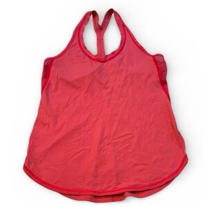 Lululemon | Singlet Tank Top w Mesh in Pink Coral Size 6